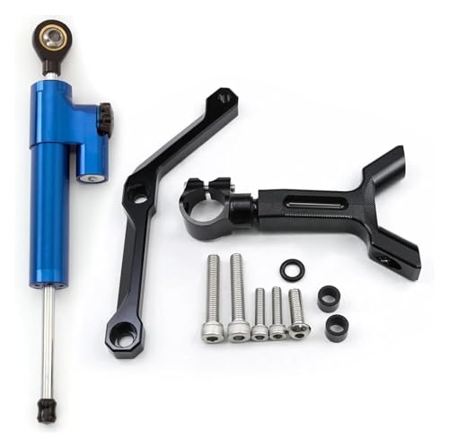 Für T&riumph Für Street Triple 765 S/R RS 2017-2022 Stabilisator Dämpfer Motorrad Lenkung Dämpfer Stabilisator Halterung Montage Kit Lenkungsdämpfer Motorrad(Set 4)