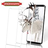  Verre Trempé pour Galaxy S9 Plus, [2 Pièces] BOBO-NU Samsung Galaxy S9 Plus Protection écran, 3D Film Protecteur Haute Définition, Ultra Résistant Dureté 9H Anti Rayures Protecteur Vitre pour S9 Plus