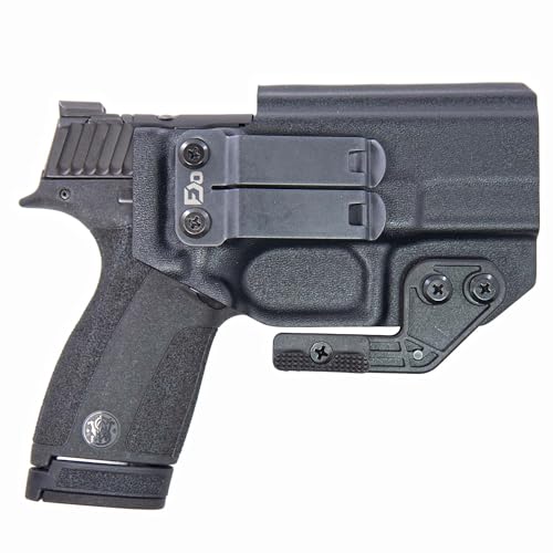 FDO Industries Compatible with Shield X Holster IWB Kydex Compatible with Smith and Wesson M&P Shield X, Optic Ready Carry with Claw and Discreet Carry Concepts 1.5 Inch Metal Clip, Made in USA