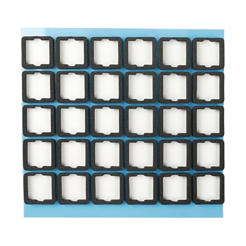 LARUISEE 120PCS Keyboard Switches Sound Dampeners Sheet Shaft Silencers Foam Pads For Mechanical Keyboard Switches Keycap