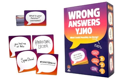 Wrong Answers Only juego de fiesta para adultos 14+ miniatura 4