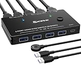 💙【Technische Unterstützung】Dieser KVM Switch ist ein technisches Produkt. Daher können einige Kompatibilitätsfehler auftreten. Daher bieten wir einen umfassenden Kundendienst (einschließlich Produktaustausch, technische Unterstützung usw.). Bitte zögern Sie nicht, uns bei Fragen zu kontaktieren.