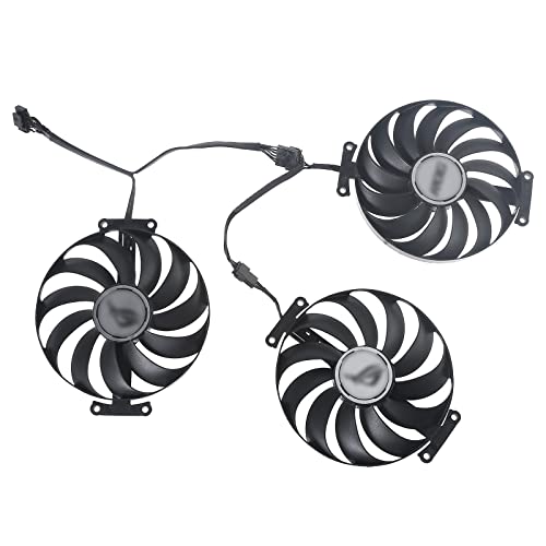 Bxcqzs Lüfter 7Pin 95MM für ASUS ROG Strix RTX 3060 3070 3080 Ti 3090 Grafikkarte GPU Kühler Lüfter CF1010U12S