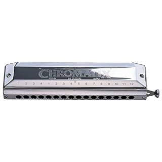 Suzuki SU-SCX-64-C Chromatix Harmonica chromatique 4 octaves et tige de tir 16 trous - Les Beatles, Paul McCartney, John Lennon, RIngo Starr, George Harrison