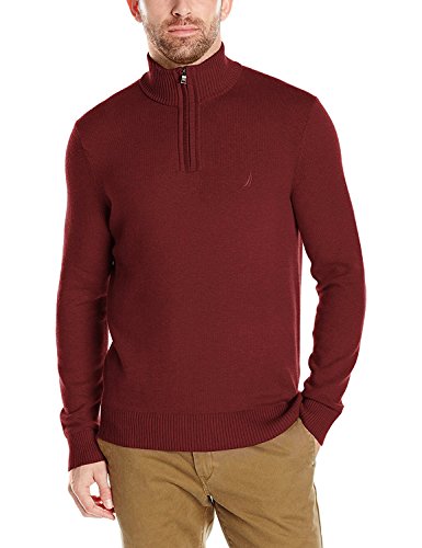 Nautica Men's Quarter-Zip Sweater