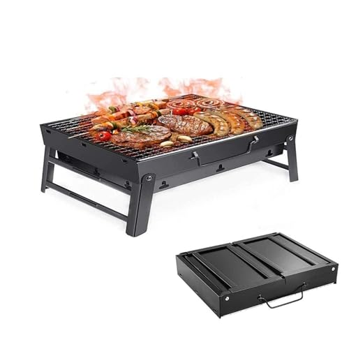 Barbecue à charbon pliable compact pour optimiser l'espace sur la terrasse - 2
