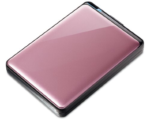 BUFFALO ターボPC EX2 USB3.0 ポータブルHDD 1TB ローズ HD-PNT1.0U3-PC