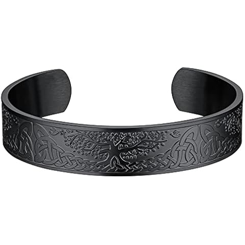 FaithHeart Black Adjustable Tree of Life Bracelet Cover