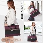 LOVEVOOK Laptop Bag for Women 15.6 Inch Laptop Tote Work Bag Computer Briefcase Waterproof Business Teacher Office Handbag