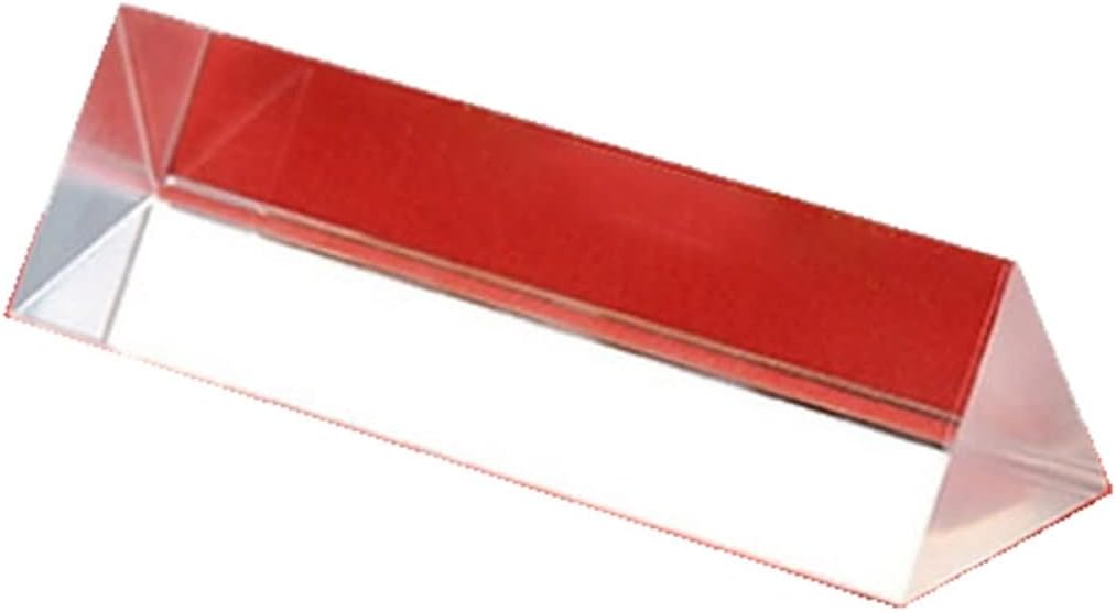 Prisms & Kaleidoscopes Triangular Prism Students Optical Large Mirror Seven-Color Light Science Classroom Optics Kits