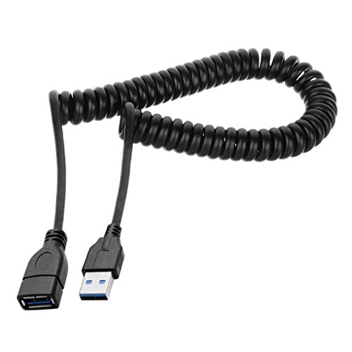 USB 3.0 retrátil Cabo de Extensão Masculino para Cabo Feminino Extender Dados Primavera Mouse Teclad