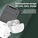 YW YUWISS Bluetooth 5.3 True Wireless Earbuds Touch Control with Charging Case Cordless in Ear Headphones IPX4 Waterproof with Noise Cancelling Mic for Apple iPhone Android Samsung (White)