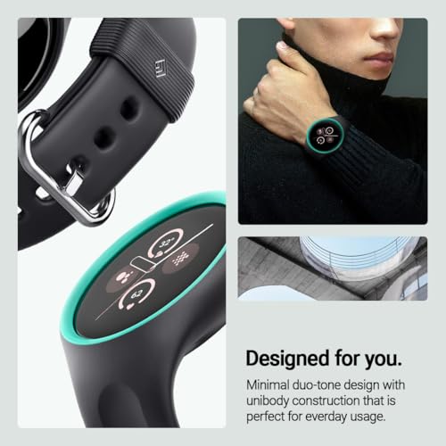 Image of CASEOLOGY by Spigen Nano Pop for Google Pixel Watch 3 45mm Case with Strap -Prune Charcoal