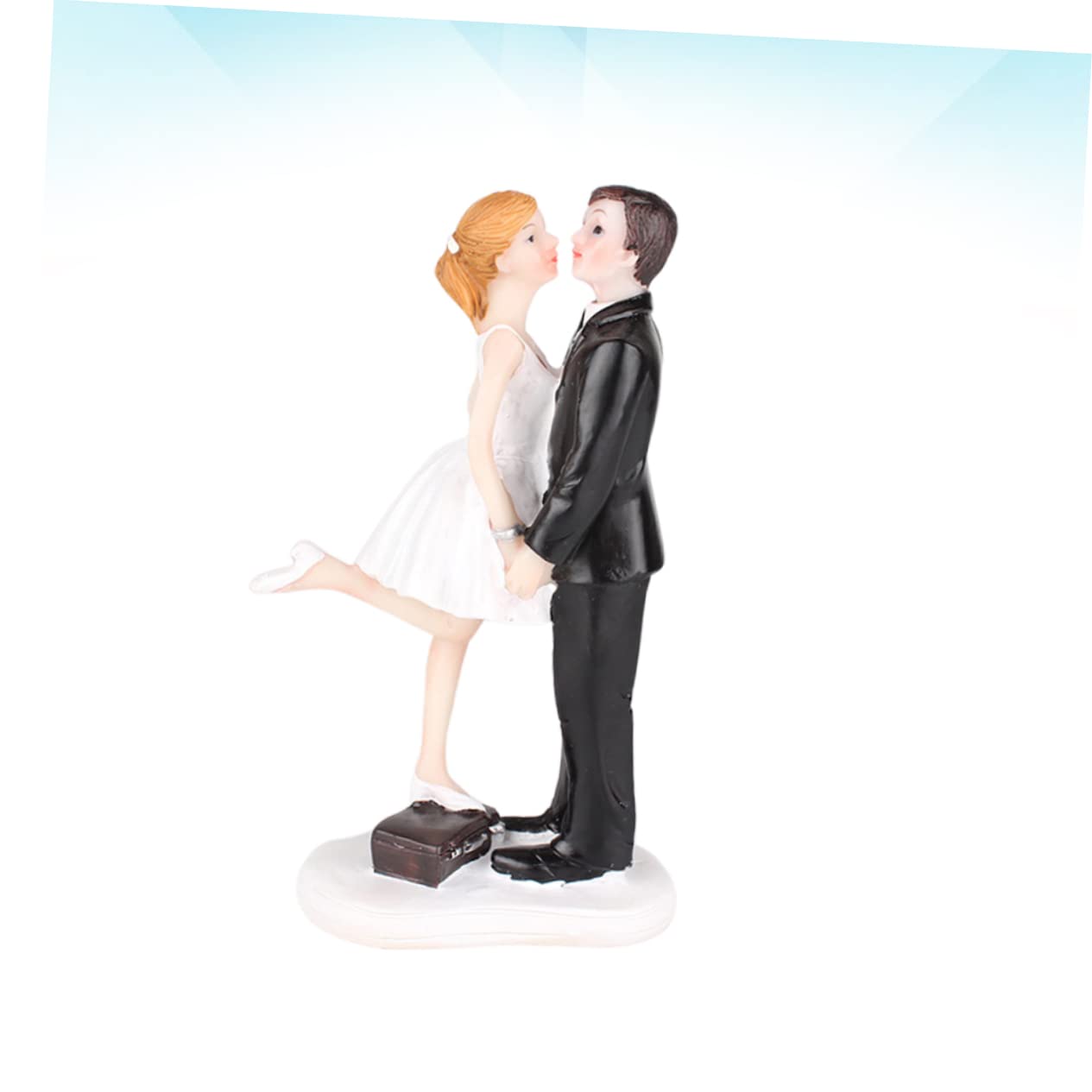 ibasenice 2stücke Brautpaar Tortenfigur Hochzeitsdeko Cake Topper Aus Resin Personalisierte Tortendeko Für Hochzeit Kreative Kuchenverzierung Für Und Feierlichkeiten
