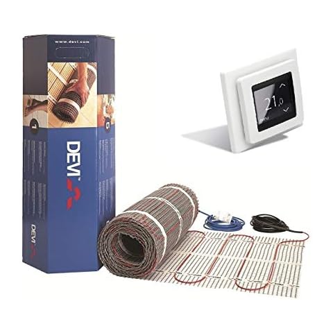 DEVI Devimat Dünnbettset Dünnbett Set mit Devireg Touch Fußbodenheizung DSVF150 (6m2) Cover
