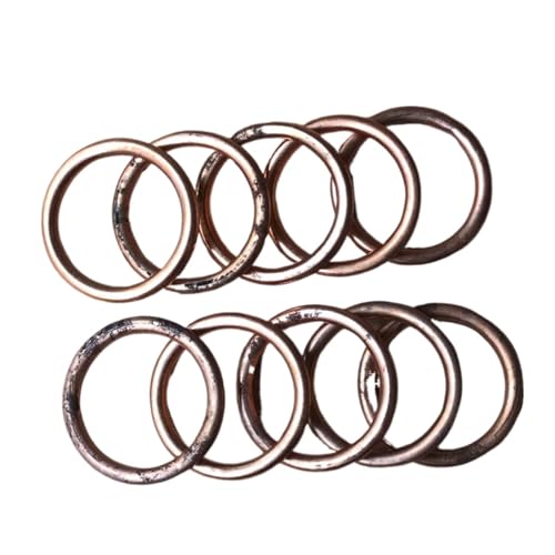 Joint de pot d'échappement pour ZX6R ZX9R ZZR600 et EX650, lot de 10 pièces