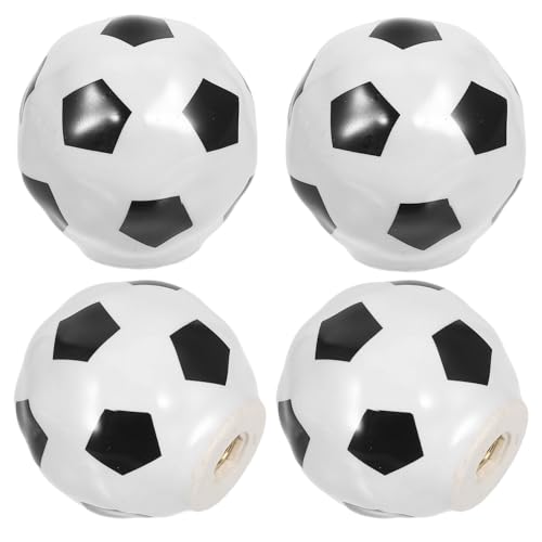 Sosoport 4 Pomos de Cerámica Forma de Balón de Fútbol para Armarios y Cajones Tiradores Decorativos Infantiles Deportivos Juego de 4 Unidades para Muebles de Dormitorio y Guardería