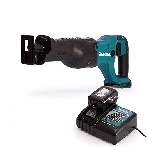 Makita DJR186Z 18V Cordless Reciprocating Saw with 1 x 5Ah Battery & Charger