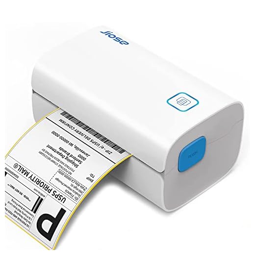 Jiose 4x6 Thermal Label Printer for Small Business - Shipping Label Maker for Postal Mailing Address