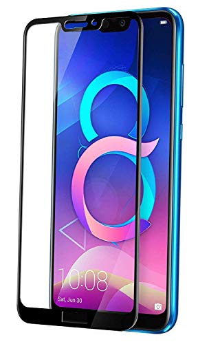 Image of HD Tempered Glass Screen Protector Compatible For Honor 8C With Edge To Edge Coverage And Easy Installation Kit
