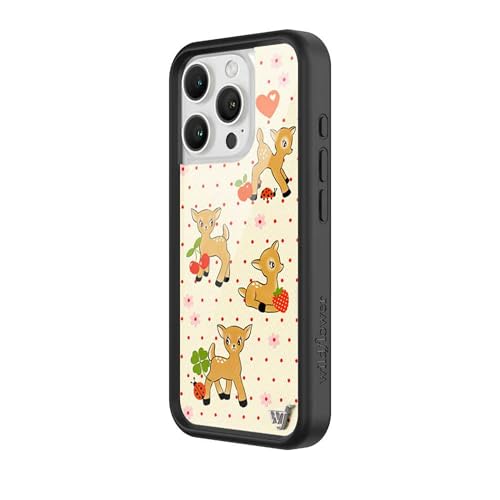 Image of Wildflower Cases - iPhone 16 Pro Compatible - Oh Deer | Impact-Certified 6.5 ft Drop Protection Case, Raised Protective Bumper, Cute Aesthetic Design, Women-Owned Small Business