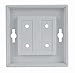733-544 National Marker Sign Frame, Square Corners, White, 12 Inches x 12 Inches