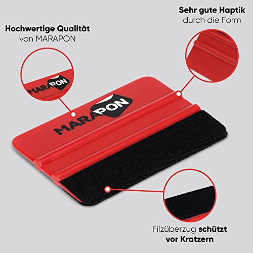MARAPON® Spatola per Pellicole Adesive [10x7.3 cm]...