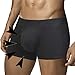 ARIUS Calzoncillo Boxer con Relleno Delantero para Aumentar el Volumen y tamaño de los atributos Masculinos y Dar una Forma Redondeada - Push up y Relleno (Mediano)