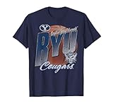 Elite Authentics BYU Cougars Basketball Vintage Modern Blue Unisex-Adults T-Shirt