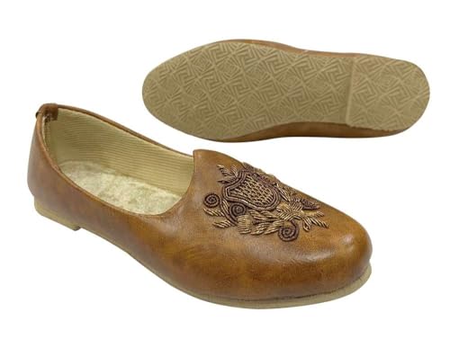 Image of Designer Punjabi Mojari Juttis for Boys, Little, Big Kid, Shoes for Boys (Toddler) Sherwani Shoes Designer Kurta Shoes, Mojaris