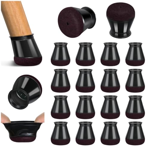 Protector Patas Sillas, 16 Piezas Protectores de Suelo para Patas de Silla
