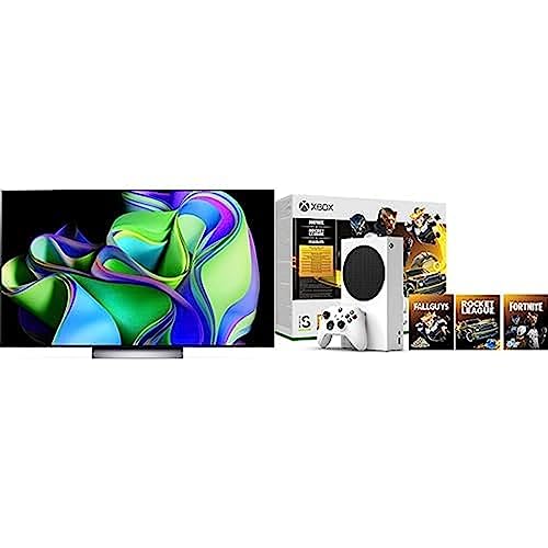 LG OLED77C37LA TV 195 cm (77 Zoll) + Xbox Series S mit kostenlosen Inhalten