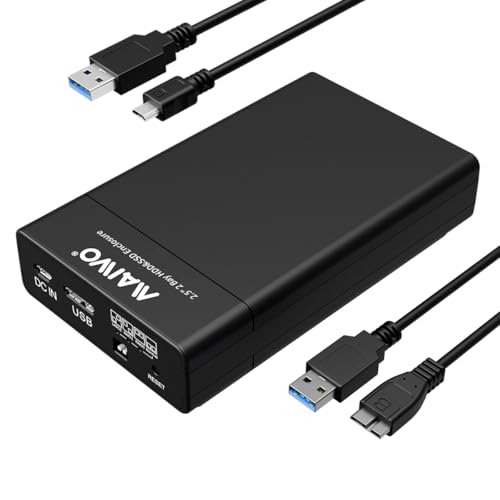 Caja externa para disco duro 2.5'' SATA doble bahía MAIWO miniatura 1