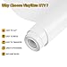 VinylRus Heat Transfer Vinyl-12” x 20ft White Iron on Vinyl Roll for Shirts, HTV Vinyl for Silhouette Cameo, Easy to Cut & Weed