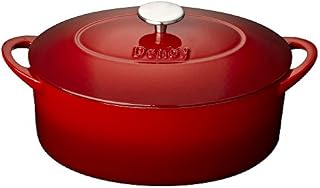 Denby 193048873 Pomegranate Cast Iron 28Cm Oval Casserole, 21 x 34 x 14 cm