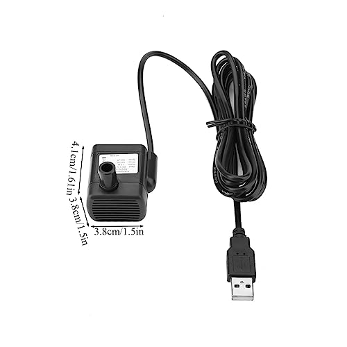 Fish Tank Pump for Small Aquariums USB Powered Brushless Motor, 5V DC Silent Water Circulation Pump - Image 2