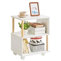 Amazon｜Aibiju サイドテーブル オープンシェルフ スリム 幅40×奥行30