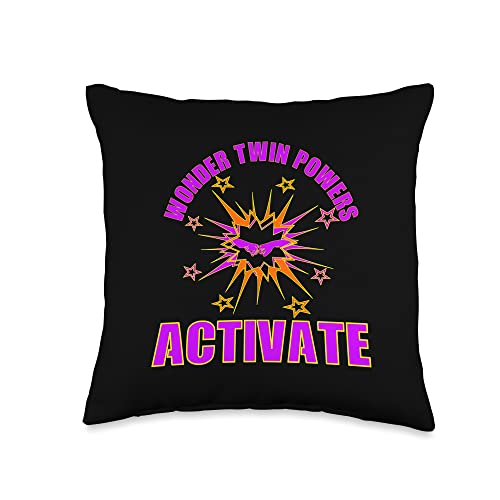 Wonder Twin Powers Activate Throw Pillow