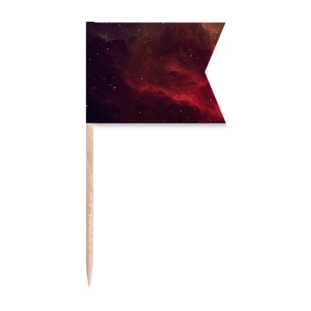Drapeaux cure-dents Fancy Nebula espace pour buffet de fête