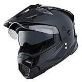 1Storm Dual Sport Motorcycle Motocross Off Road Full Face Helmet Dual Visor