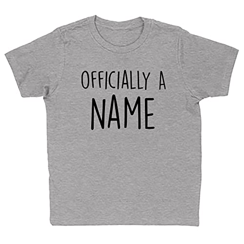 Officially A Last Name Adoption Custom Name Personalized Kids T-Shirt Youth