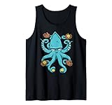Softball Frauen Softball Teen Mädchen Octopus Softball Tank Top