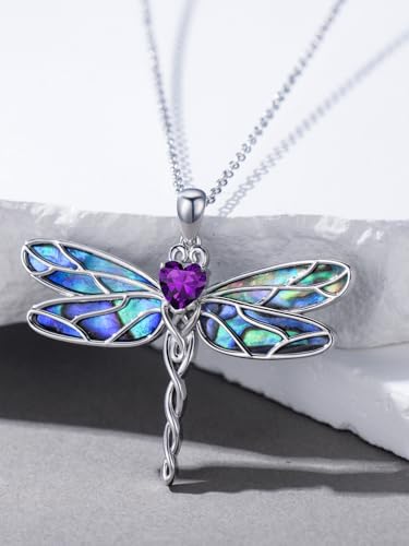 925 Sterling Silver Butterfly/Dragonfly/Ladybug Necklace Animal Jewelry Gifts for Women Christmas Birthday2