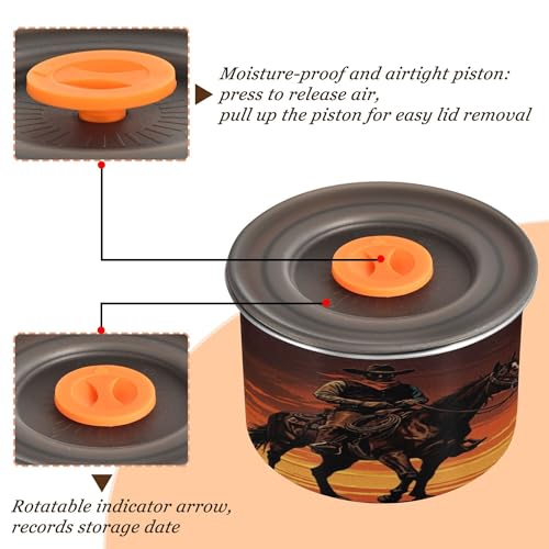 Contenedor hermético para café de acero inoxidable 17 oz miniatura 4