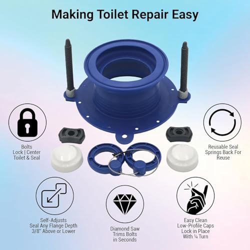 image for One-N-Done One N Done Toilet Flange Repair Kit – Complete Toilet Wax