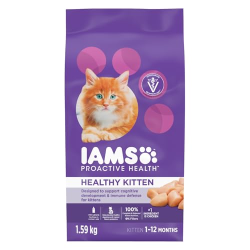 IAMS Proactive Health Healthy Kitten Dry Food – with Chicken – 1.59KG (3.5LB) Bag image 6