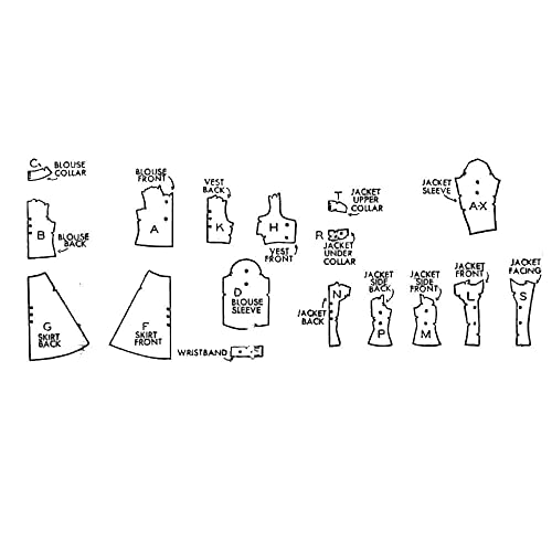 1940's Sewing Pattern: Men's Lumber Jacket, Bomber Jacket - Chest: 38" (97 cm) - 40" (102 cm)3