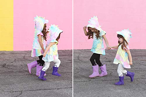 Girl's Dino Tank (5T, Tie Dye)4