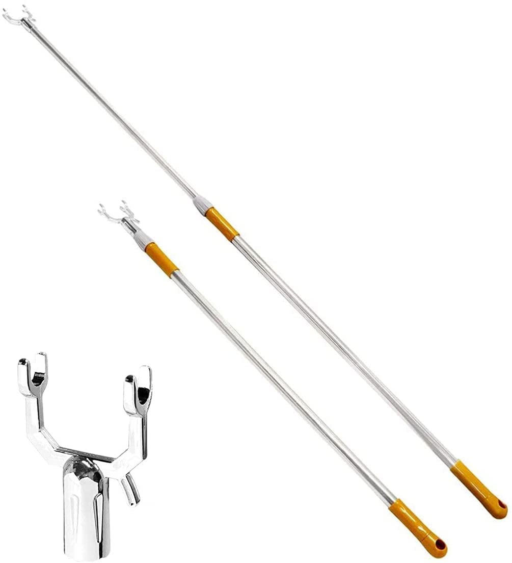 Extended Long Reach Stick Pole with Hook 63