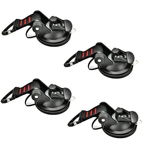 Saugnapf Camping Set - 4 Stück Saugnapf Haken Extra Starke Saughaken Multifunktions Saugnäpfe Camping für Auto Seitige Markisen Zelte,Camping,Wohnmobil, Zuhause, Werkstatt Cover